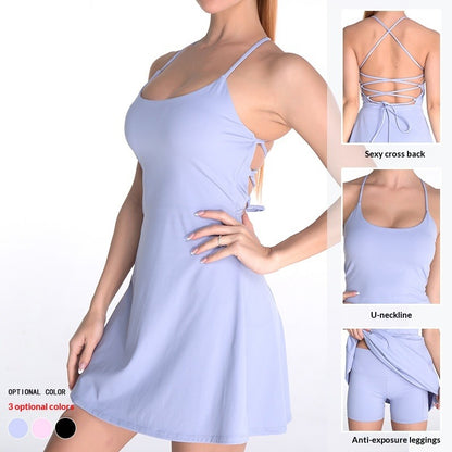 Bodysuit Yoga Set with Chest Pads